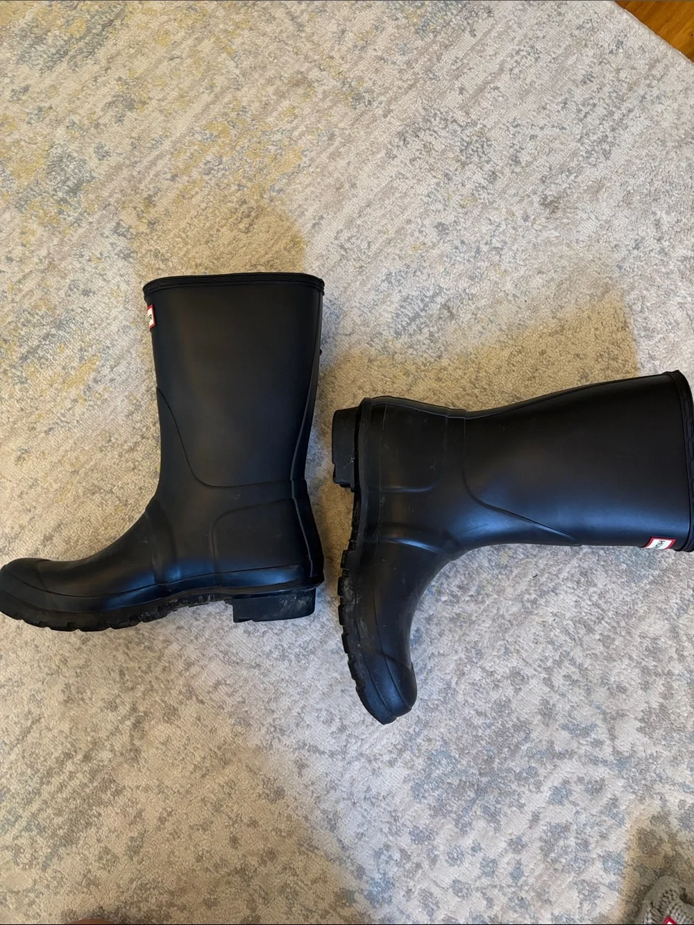 Hunter Dark Slate Short Rain Boot